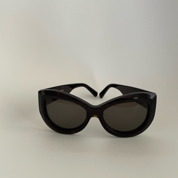 Wildfox Kitten Cat Eye Sunglasses in Dark Tortoise - Picture 4 of 4